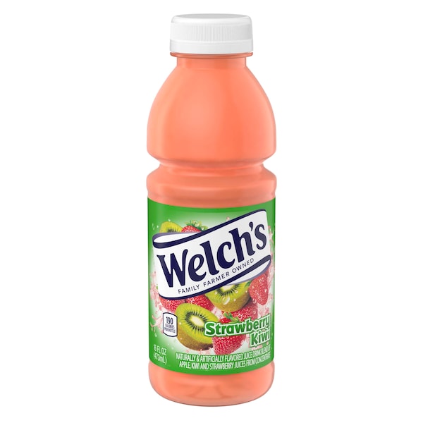 Welchs Welch's Strawberry Kiwi PET Bottle Drink 16 fl. oz. Bottle, PK12 WPD30199 - main